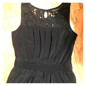 Black peplum top